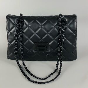 Aldo Elegant Black Quilted Women's Bag